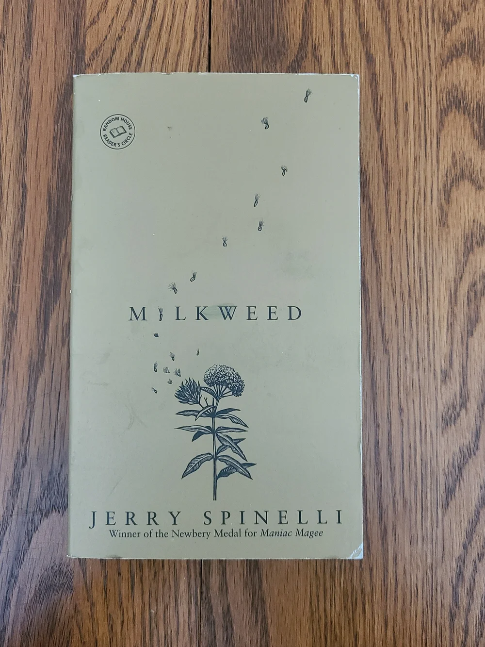 Milkweed by Jerry Spinelli - Olive Green Paperback